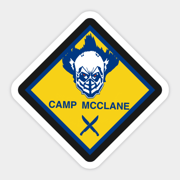 Camp McClane Troop Sticker by WatchTheSky